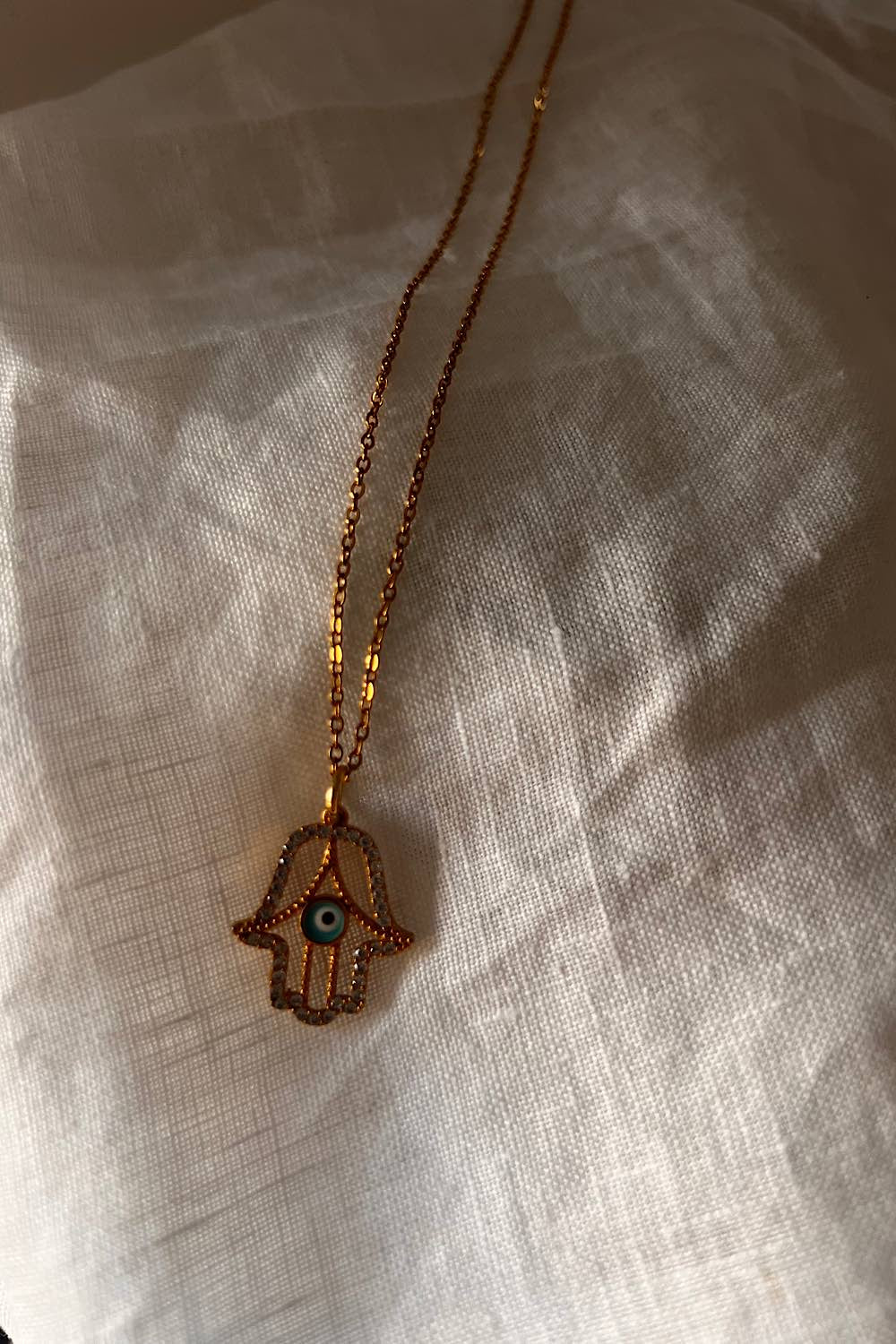 Hamsa Hand layering necklace