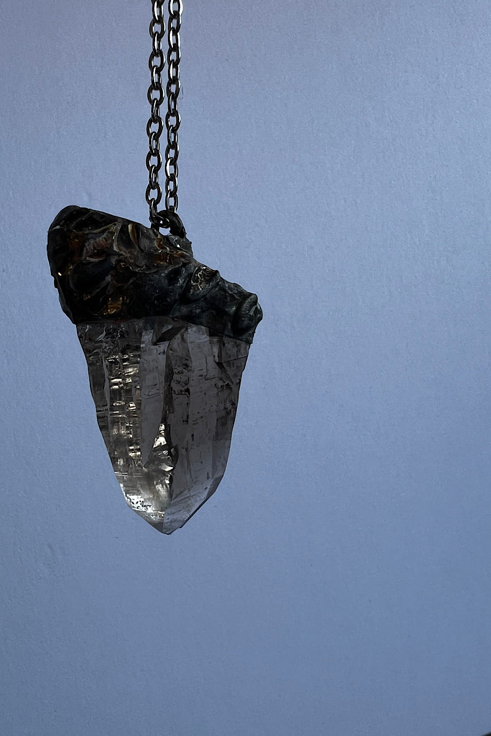 Smokey molten metal