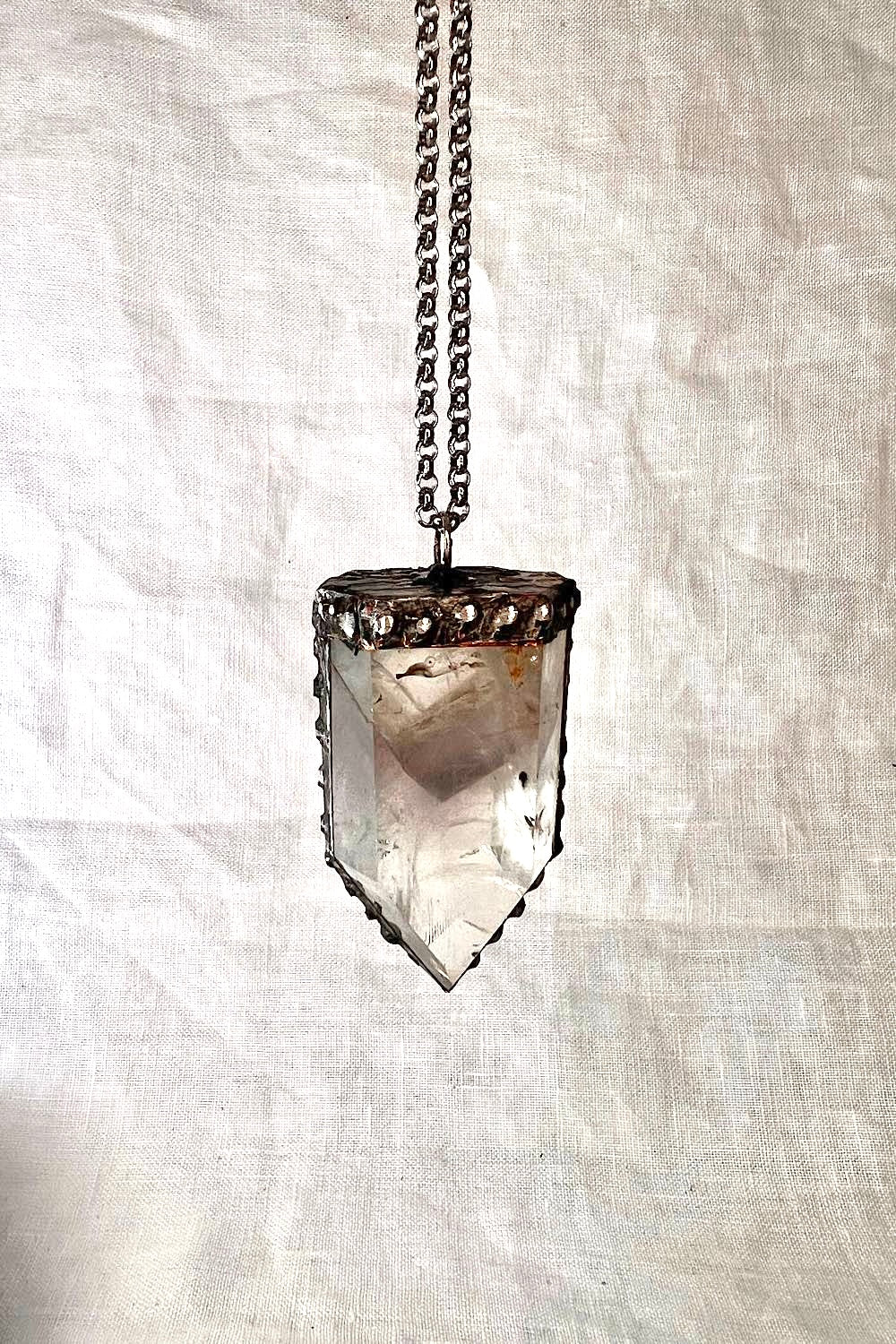 Phantom Amethyst in quartz Rylee necklace