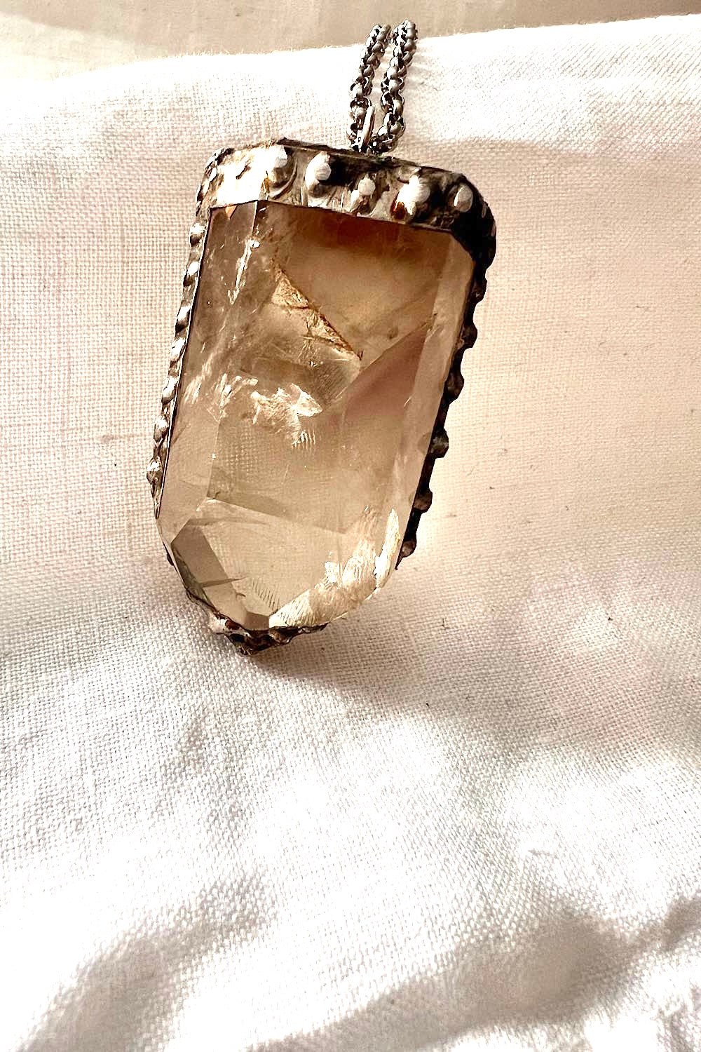 Phantom Amethyst in quartz Rylee necklace