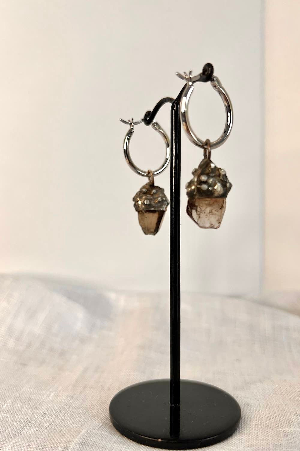 Edie smokey quartz earrings