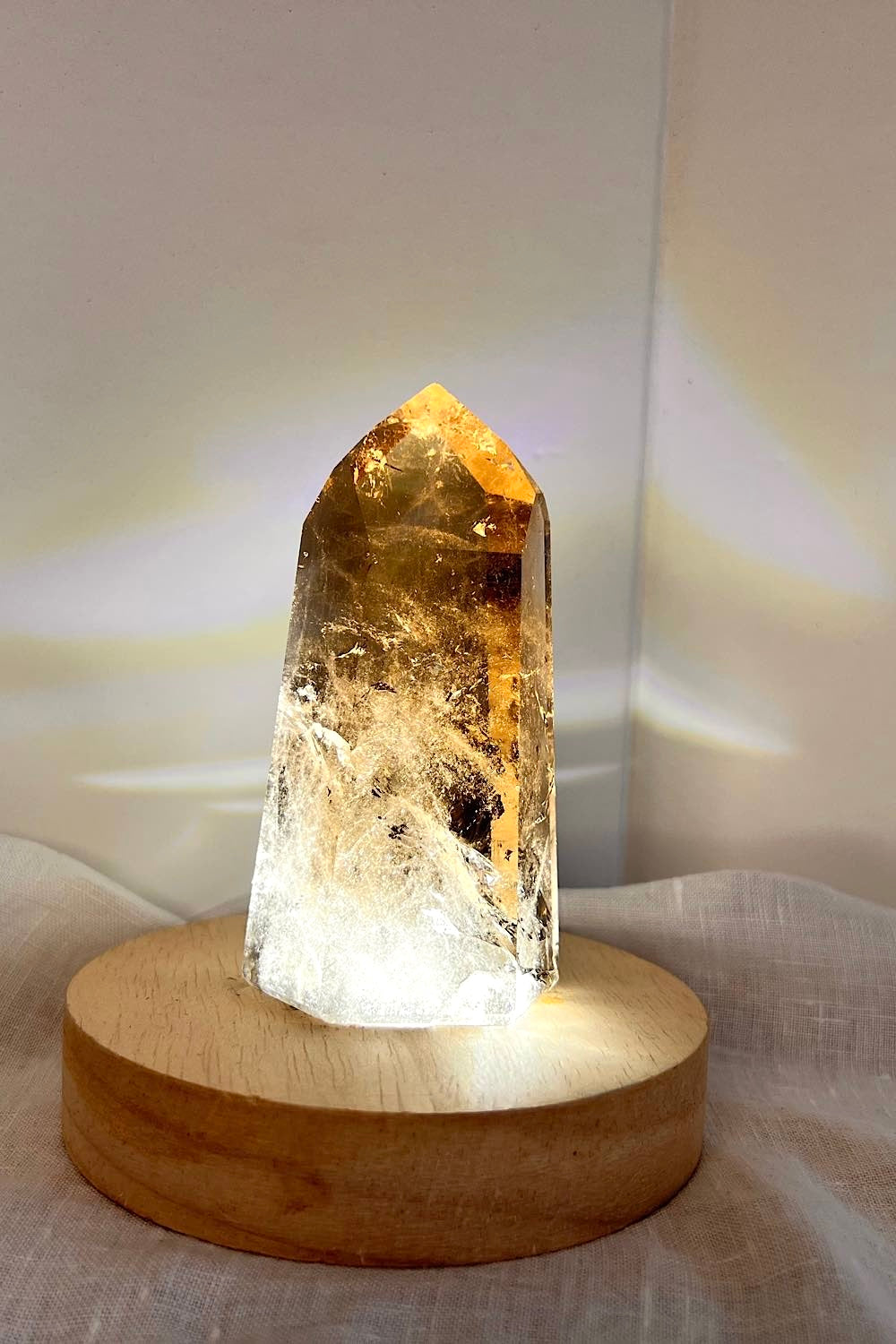 Harmony Smokey Quartz Lamp #1