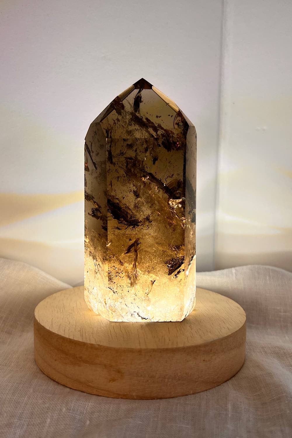 Harmony Smokey Quartz Lamp #2