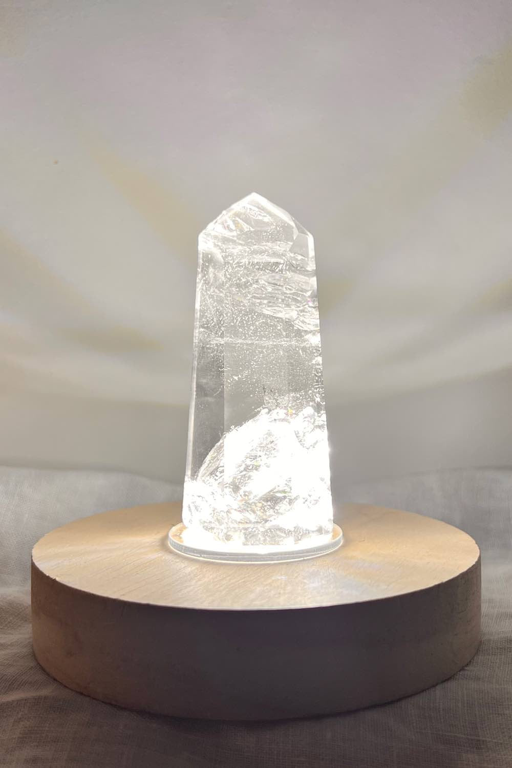 Harmony Clear Quartz Lamp #1