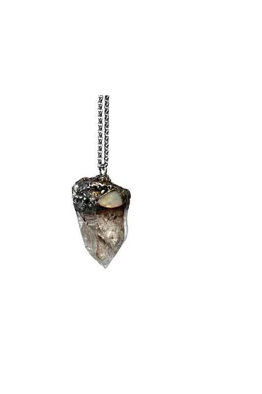 Wonder Quartz & Opal necklace #1