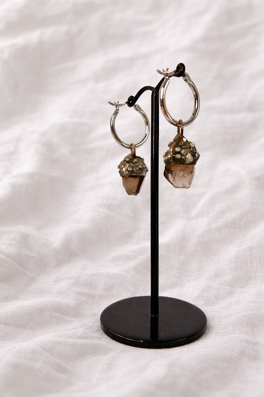 Edie smokey quartz earrings