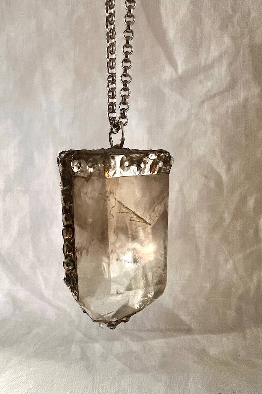 Phantom Amethyst in quartz Rylee necklace